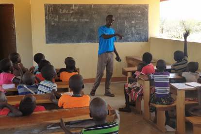 Schulunterricht in Uganda