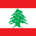 Flagge des Libanon