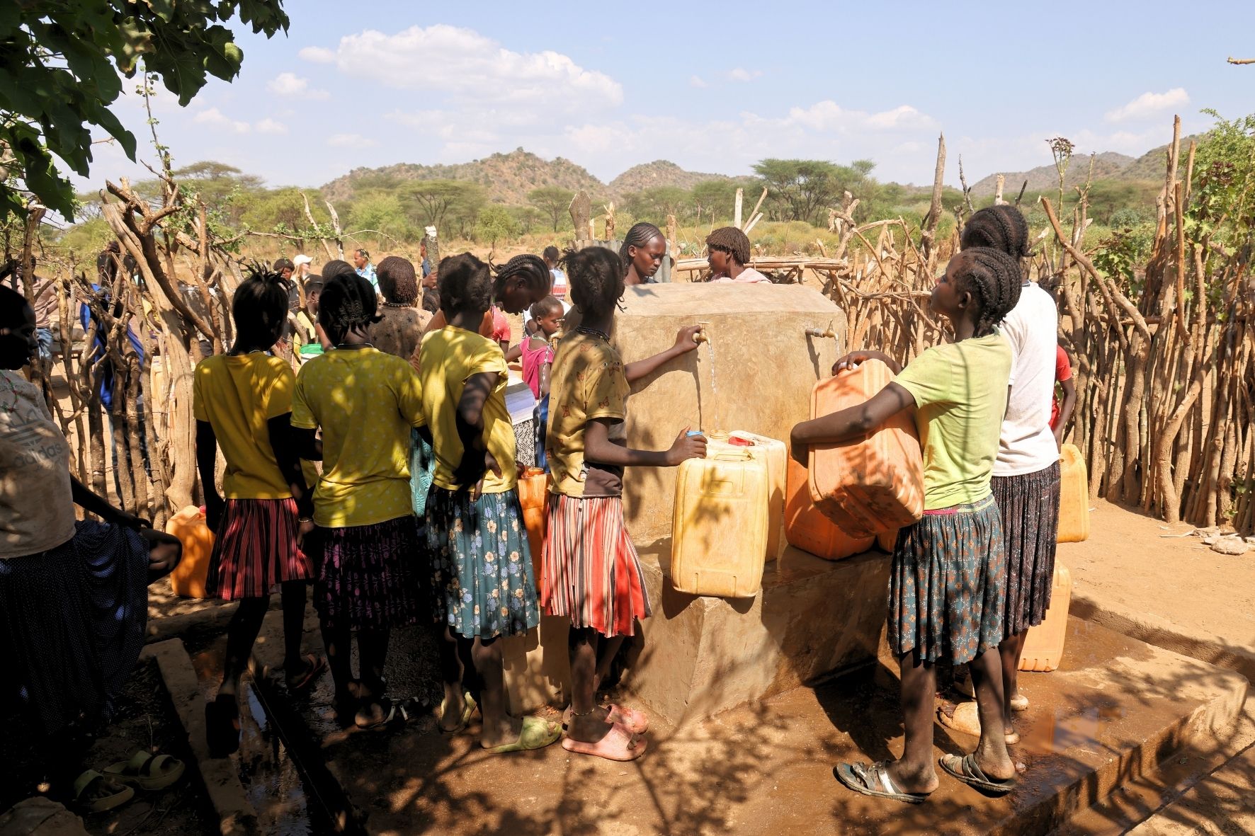 Brunnen in Äthiopien
