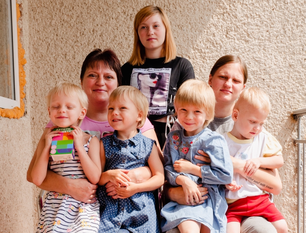 Familie Melnik Wohnheim Ukraine 2