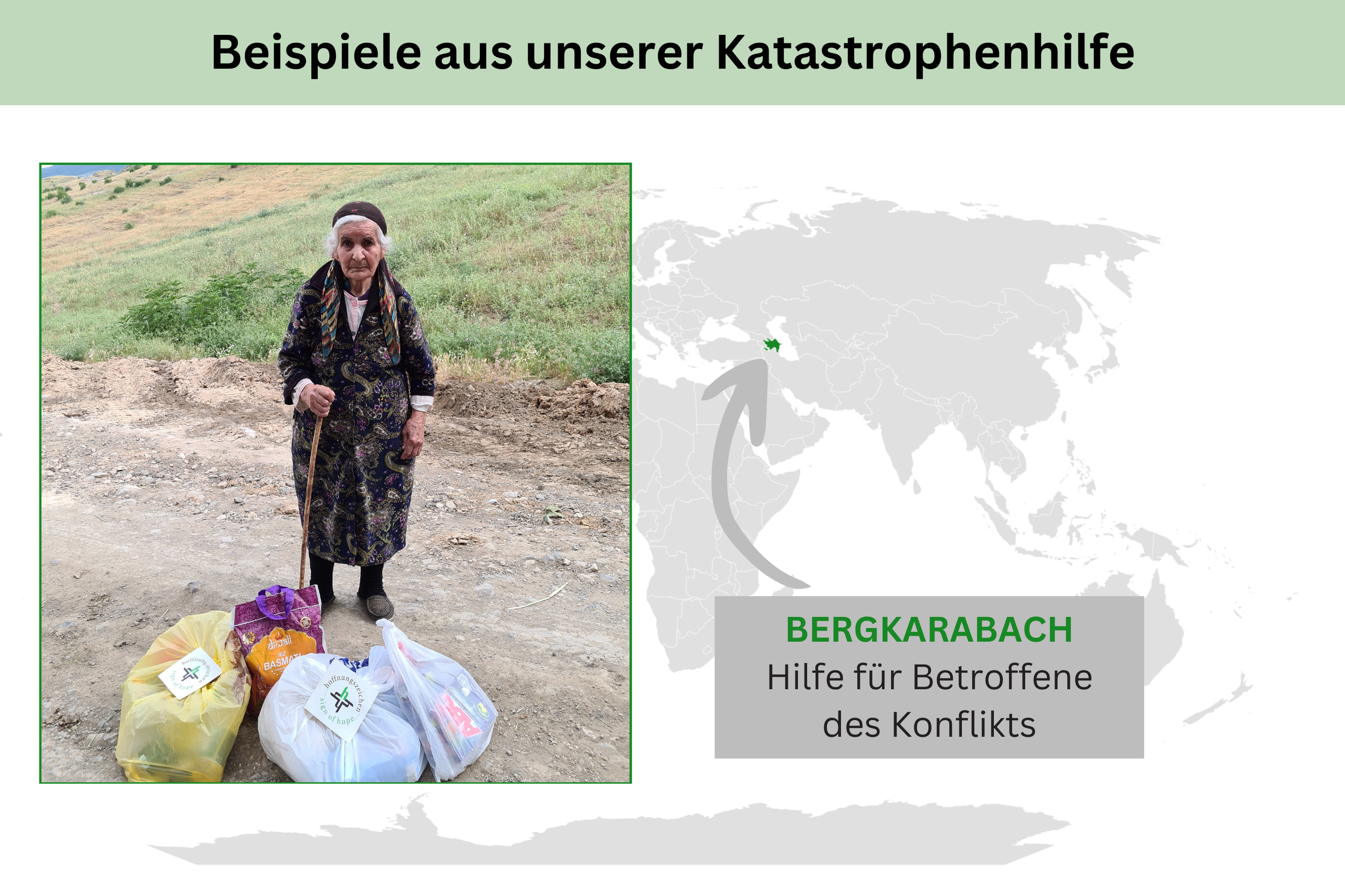 Karte Hilfe weltweit – Bergkarabach