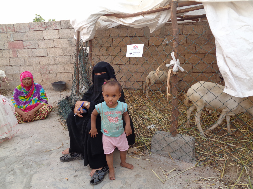 amina_abdullah_mohammed_yahya_30-year-old_12.jpg Die Teilnahme an unserem Schafprojekt schenkte Amina (30) große Hoffnung. Nachdem die Frau kriegsbedingt ihre Arbeit verloren hat, kann sie mit dem Einkommen aus der Viehzucht jetzt auch ihre kranke Mutter unterstützen.
