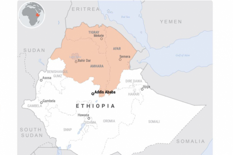 Der bewaffnete Konflikt um die Region Tigray dehnte sich auf die Nachbarregionen Afar und Amhara aus.