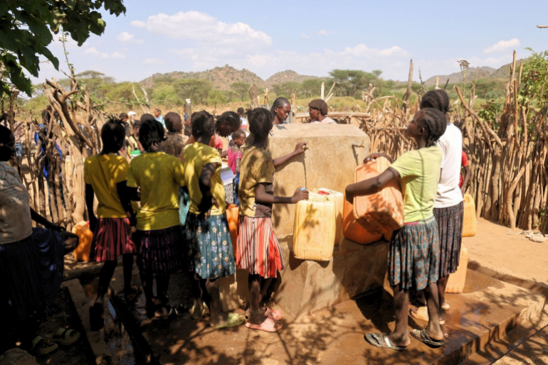 Brunnen in Äthiopien