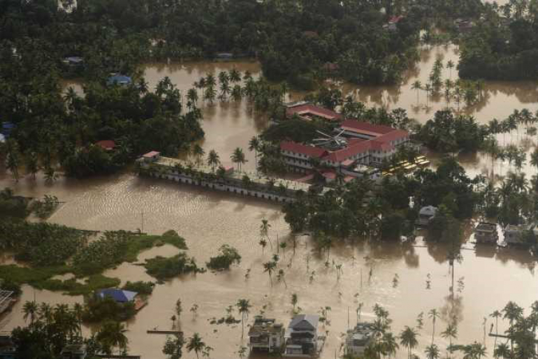 Ganze Landstriche sind durch die heftigen Regenfälle der letzten Wochen überflutet worden.