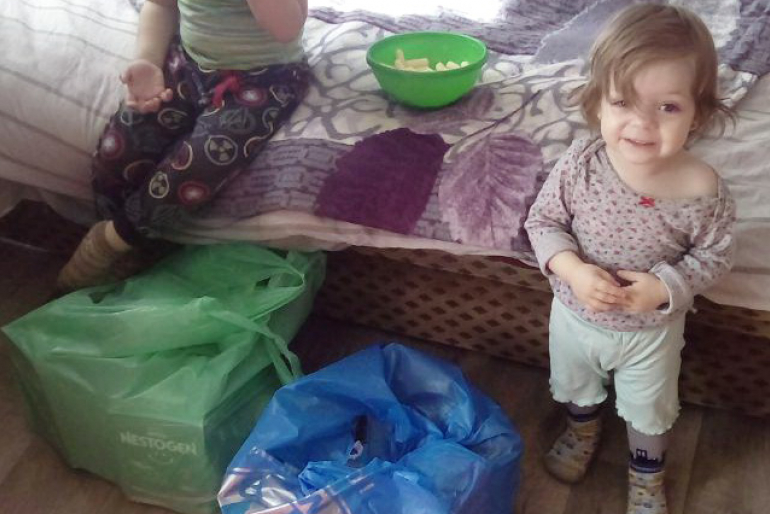 Eine weitere Lieferung bestehend aus Lebensmitteln und Hygieneartikeln hat Kinder und ihre Familie in Odessa erreicht.