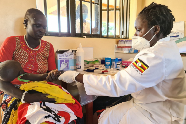 Versorgung in unserer Gesundheitsstation in Uganda