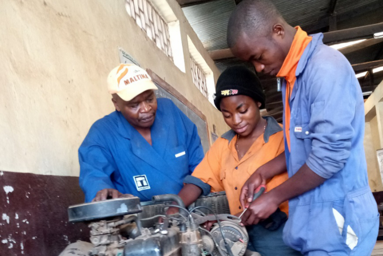 Ausbildung für Straßenkinder in der DR Kongo