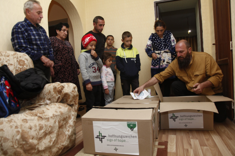 Hilfspakete für Bergkarabach-Armenier