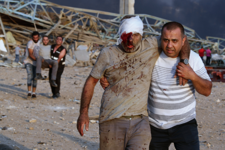 Viele Schwerverletzte sind zu beklagen – wir möchten Bewohnern Beiruts beistehen.