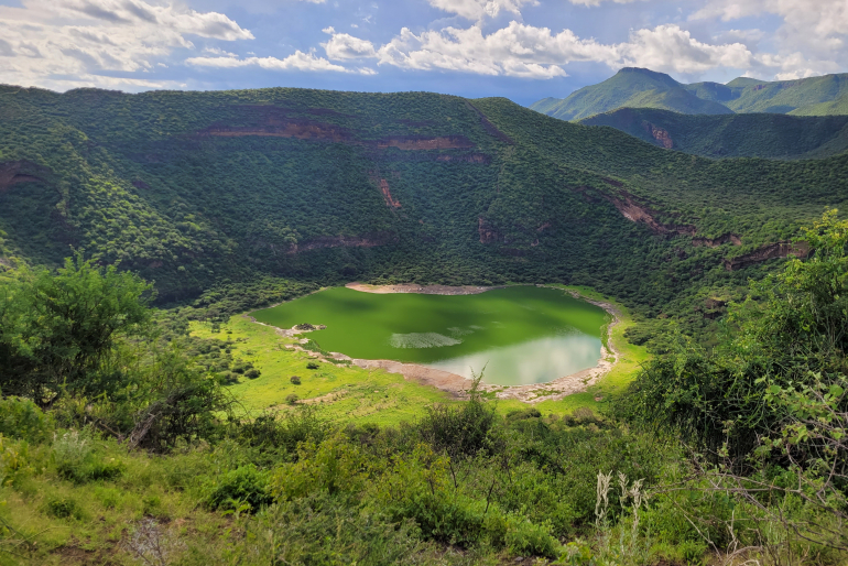 Der Salzsee von Dillo.