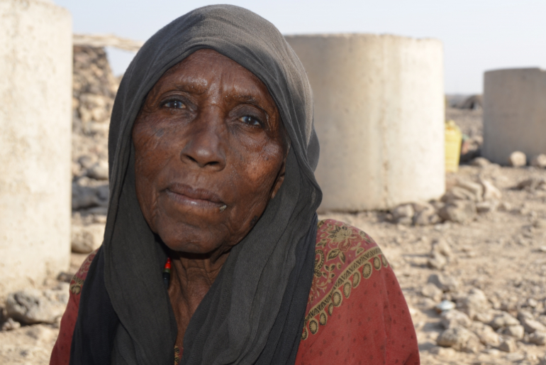Fatema (55) aus Kori, Region Afar: "Letzte Nacht habe ich geträumt, dass es regnet."