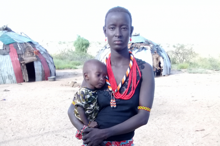 Akarkar Lomalinga’a macht sich Sorgen um ihren Sohn David. Er ist wie viele Kinder im kenianischen Illeret kraftlos und zu dünn.