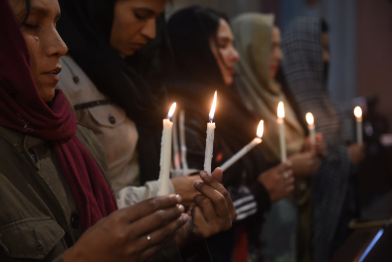 Christen stellen eine kleine Minderheit in der überwiegend muslimischen pakistanischen Bevölkerung.
