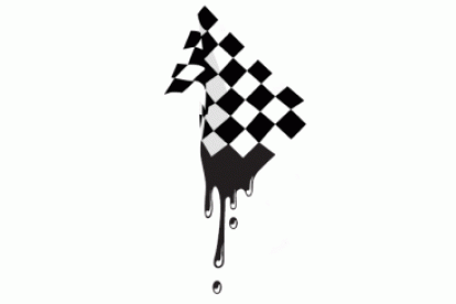 Dass hinter dem Glamour-Betrieb der Formel 1 schmierige, ölige Geschäfte stehen können, symbolisiert unser Aktions-Logo.