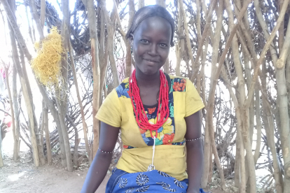 Galte Tabiye hat dank der Hilfe im Gesundheitszentrum in Illeret eine schwere Malaria-Erkrankung überlebt. Jetzt ist sie schwanger und kommt zur Vorsorgeuntersuchung.