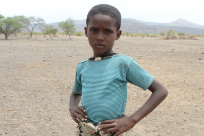 Während der Trockenzeit ist Wasser in der Region Afar Mangelware.