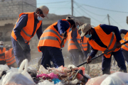 Müllberge im Flüchtlingslager Al-Salam im Jemen