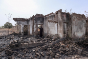 Der von Terroristen zerstörte Schlafsaal der Mädchenschule in Chibok: Ein Jahrzehnt nach der Entführung sind immer noch mehr als 90 Mädchen gefangen. Und die „Entführungsindustrie“ blüht.