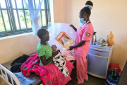 Malaria-Patienten in Uganda
