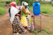 Corona-Hygienemaßnahme in Äthiopien
