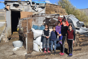 Eine verarmte Familie im Norden Armeniens