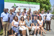 Das länderübergreifende Team von Hoffnungszeichen: Die Mitarbeiter aus Nairobi/Kenia besuchten ihre Kollegen in Konstanz.