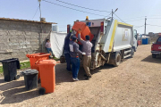 Im nordirakischen Flüchtlingslager Shekhan verbessert unsere Partnerorganisation Amal die prekäre Müll-Situation, die für die Bewohner teils unwürdige Bedinngen bedeutet.