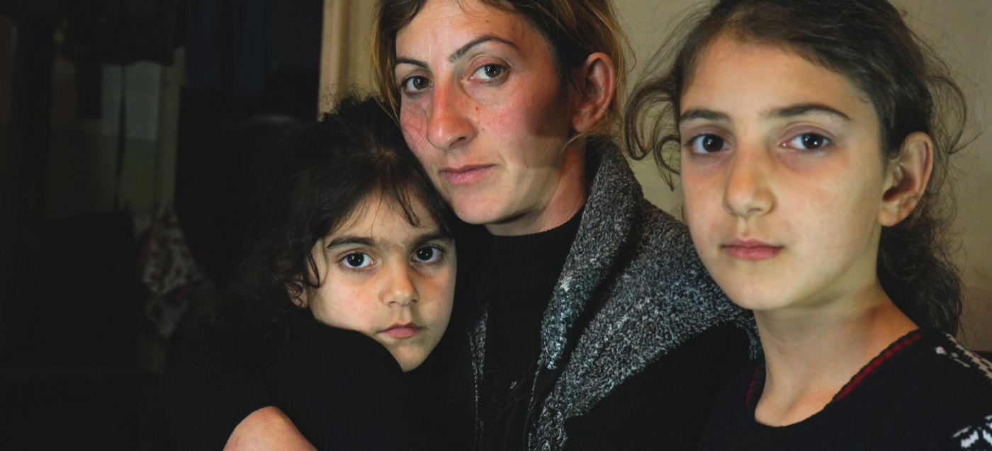 Ruzanna Abrahamyan und ihre Kinder 