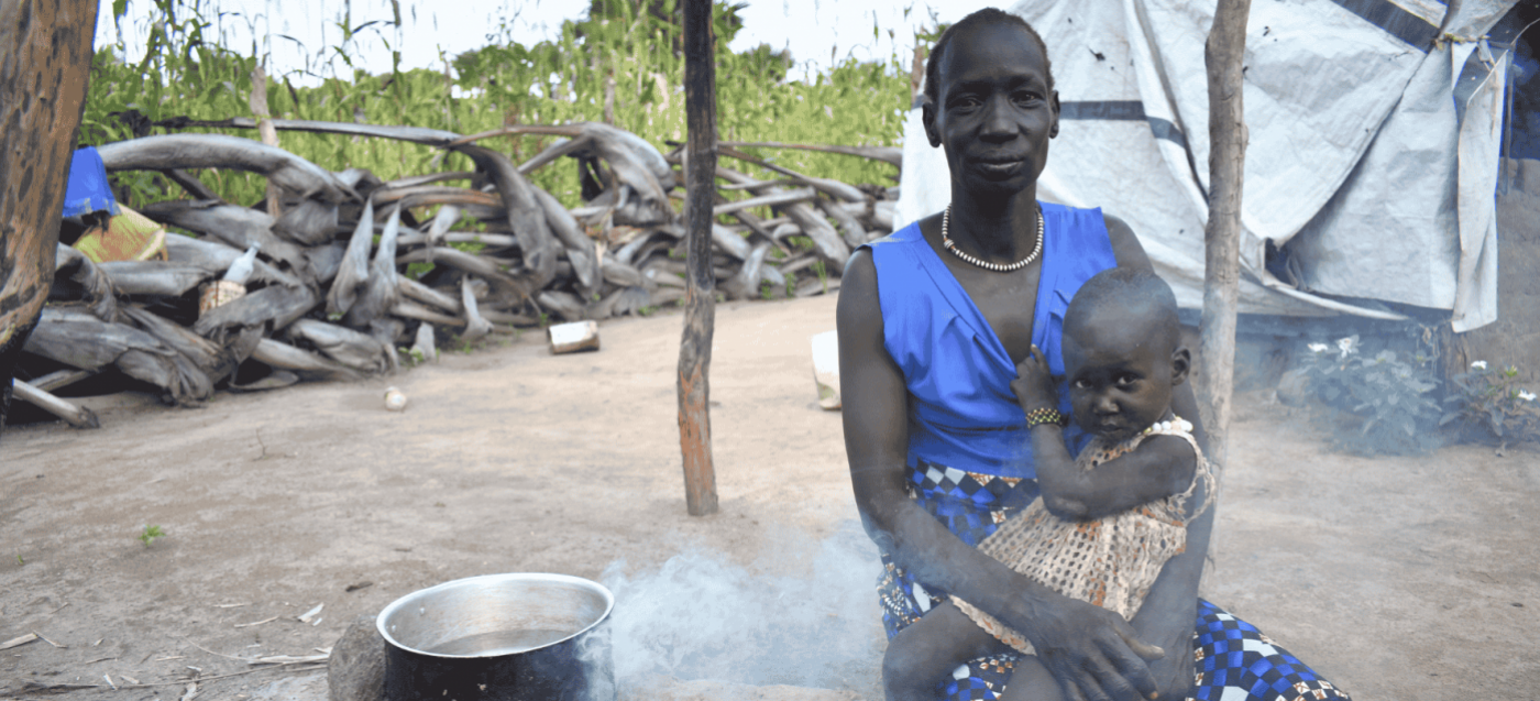 Mutter und Kind im Südsudan