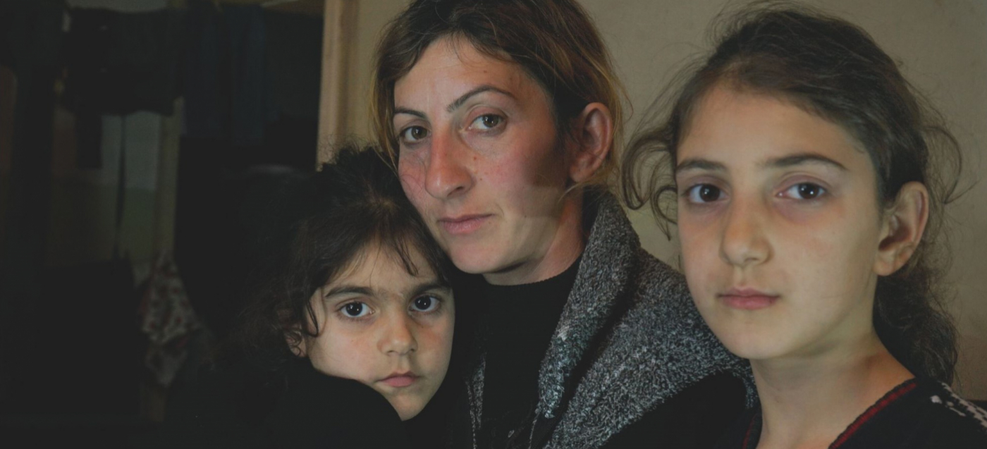 Ruzanna Abrahamyan und ihre Kinder 