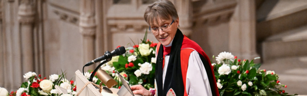 Bischöfin Mariann Edgar Budde sprach Präsident Donald Trump im Gottesdienst direkt an. Ihre Bitte um seine Barmherzigkeit machte ihn wütend.