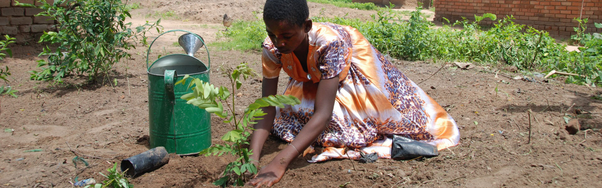 Mädchen in Malawi