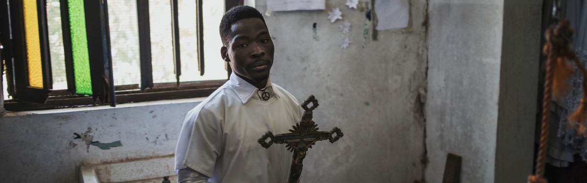 Im Norden Mosambiks (hier eine Aufnahme aus der Immaculate Conception Kirche in Mocímboa da Praia, 2019) leidet die Bevölkerung unter zunehmender Drangsalierung und Gewalt durch radikalislamistische Terroristen.