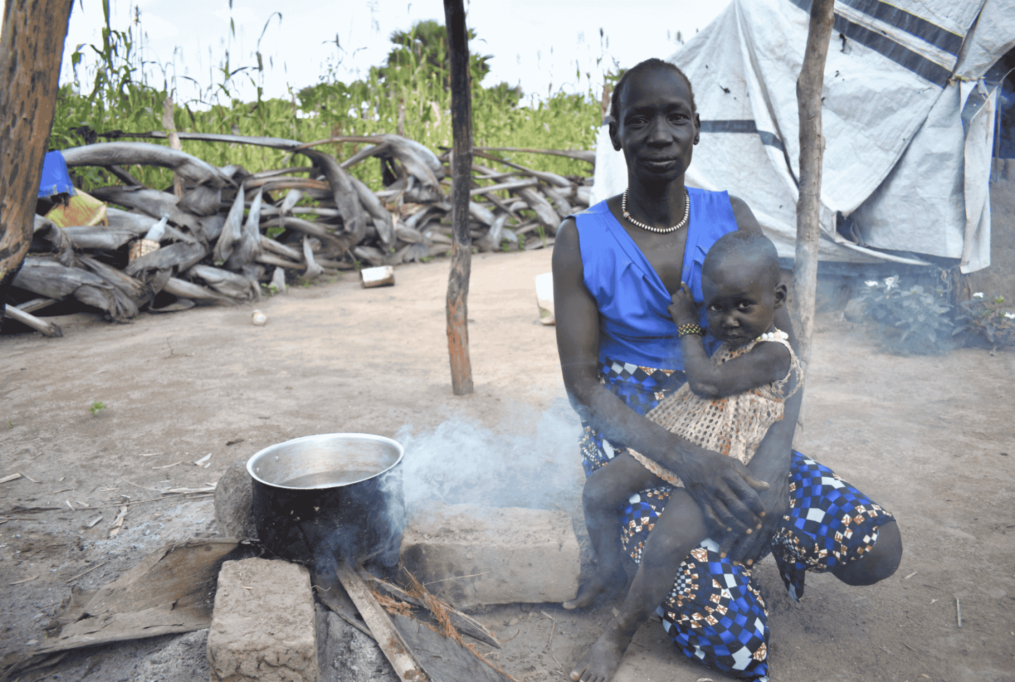 Mutter und Kind im Südsudan