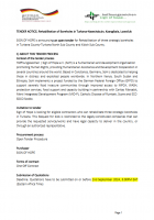 Tender notice: Borehole rehabititation 2024 GFFO
