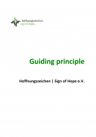 Guiding principle of Hoffnungszeichen | Sign of Hope e.V.