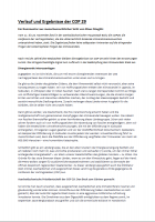 Verlauf und Ergebnisse der COP29