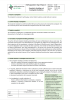 Complaints/ Whistleblowing Policy & Investigation Guideline